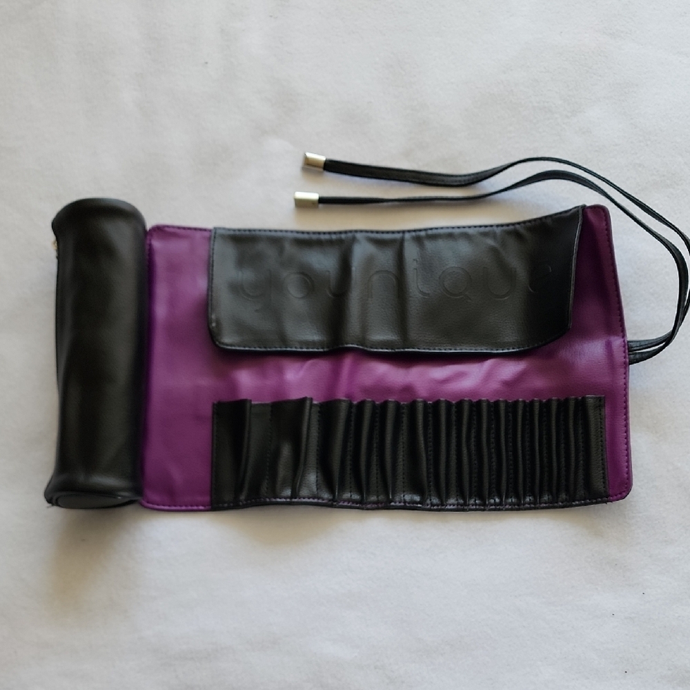 Younique Purple and Black Cosmetic Bag